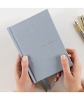 Linen Bound Pocket Journal | Luna Blue | Bullet